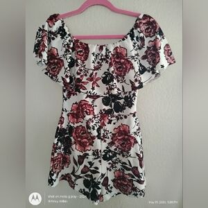 Floral Off-Shoulder Dress